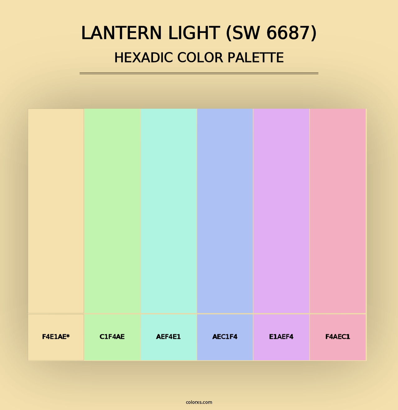 Lantern Light (SW 6687) - Hexadic Color Palette