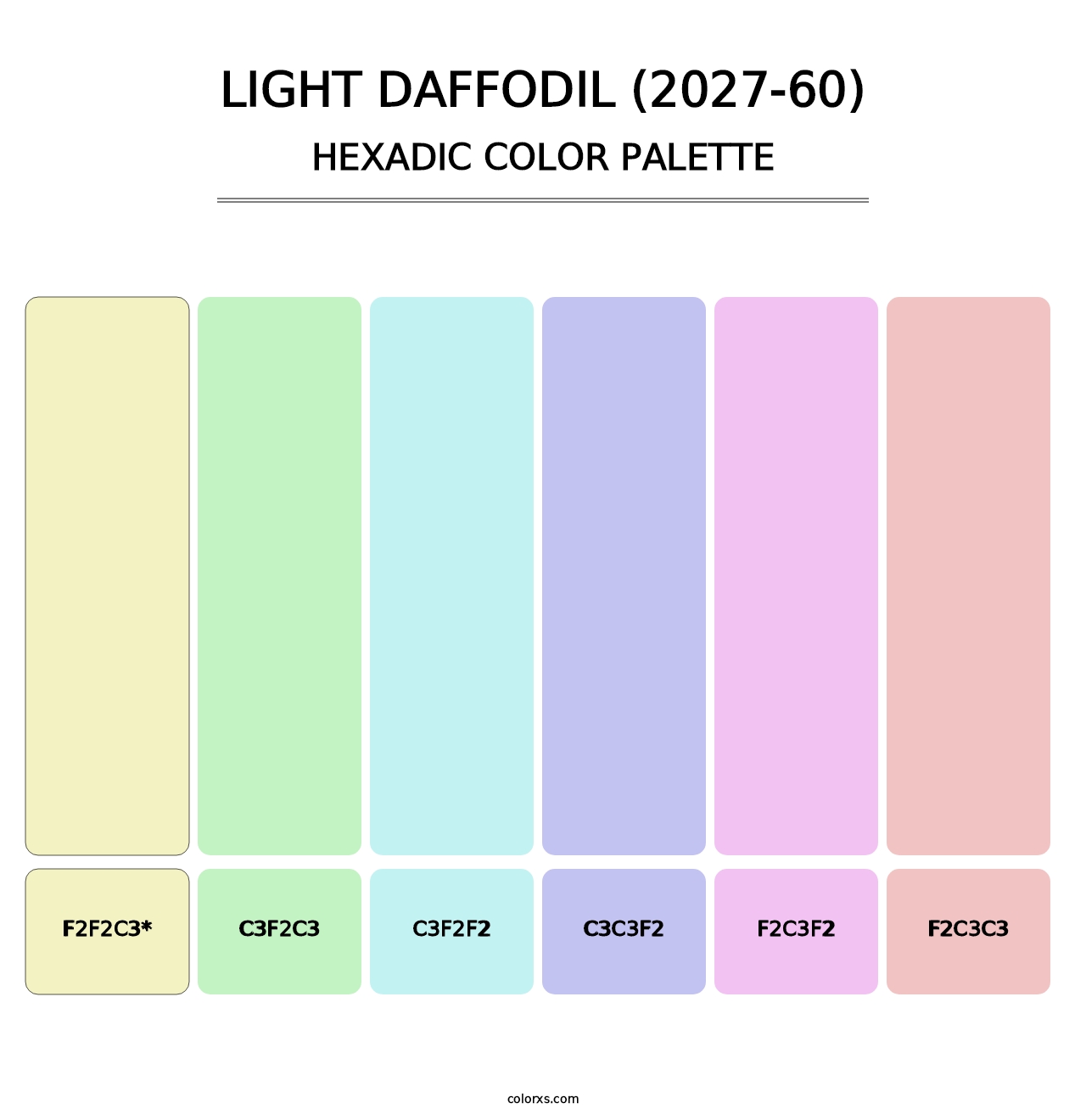 Light Daffodil (2027-60) - Hexadic Color Palette