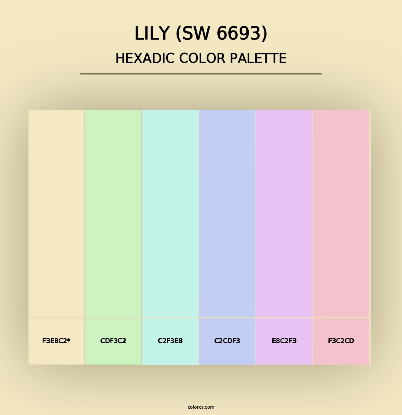 Lily (SW 6693) - Hexadic Color Palette