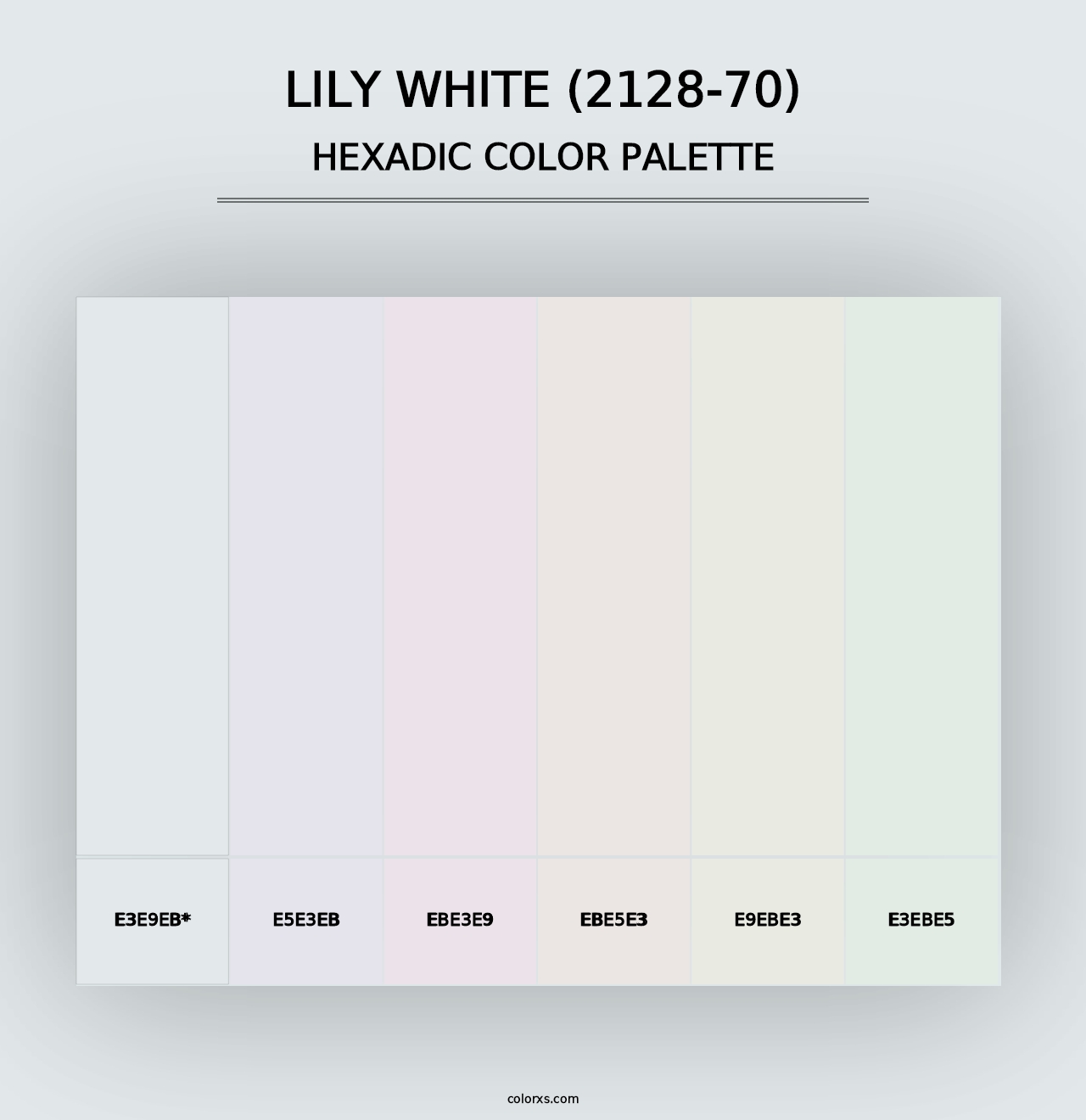 Lily White (2128-70) - Hexadic Color Palette