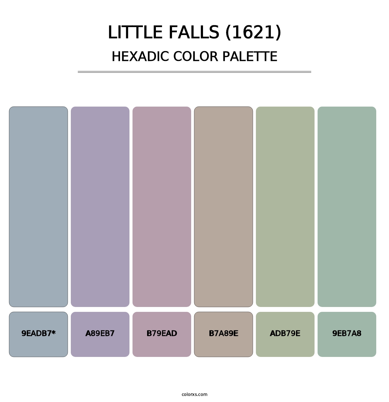 Little Falls (1621) - Hexadic Color Palette