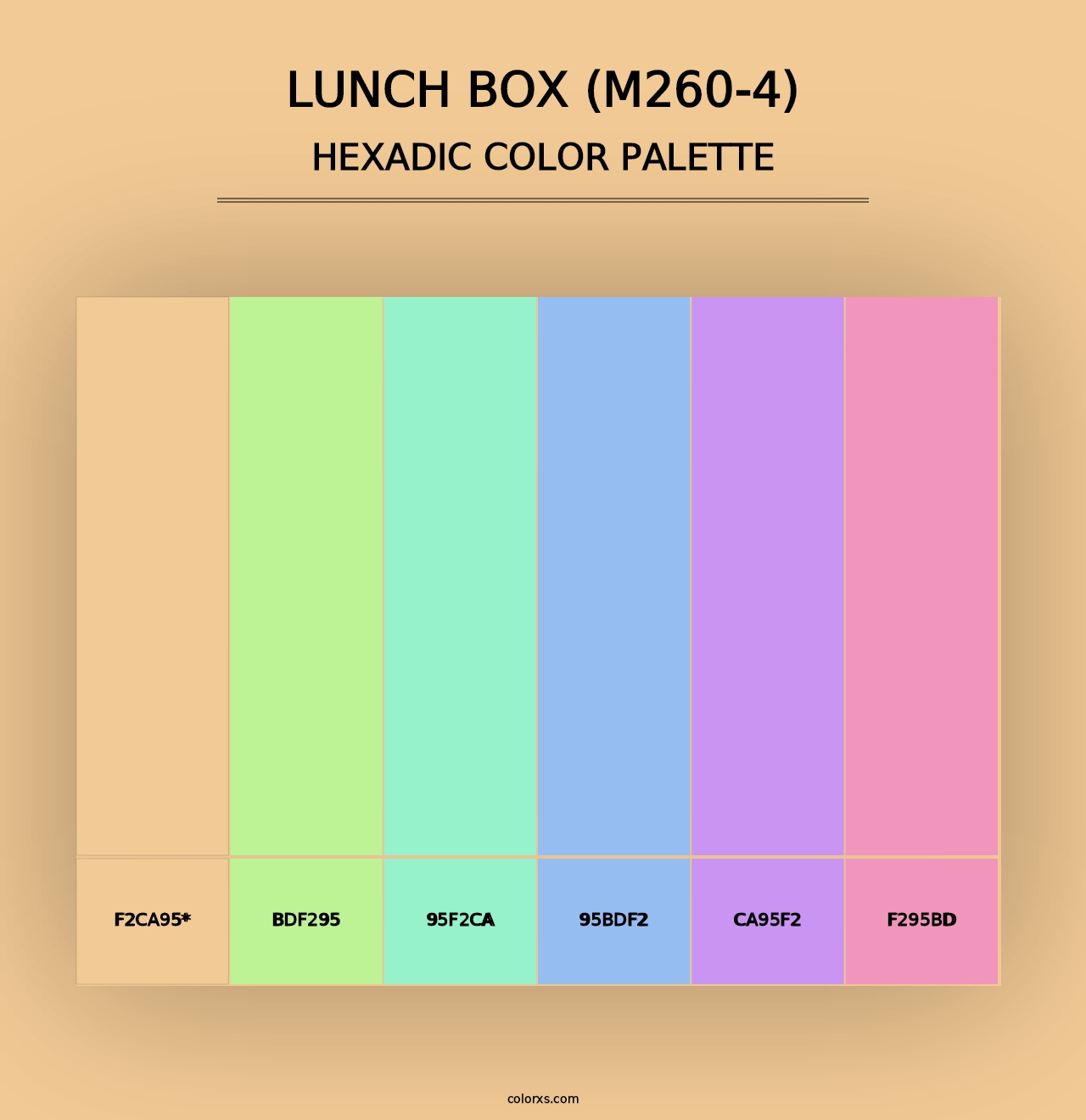 Lunch Box (M260-4) - Hexadic Color Palette