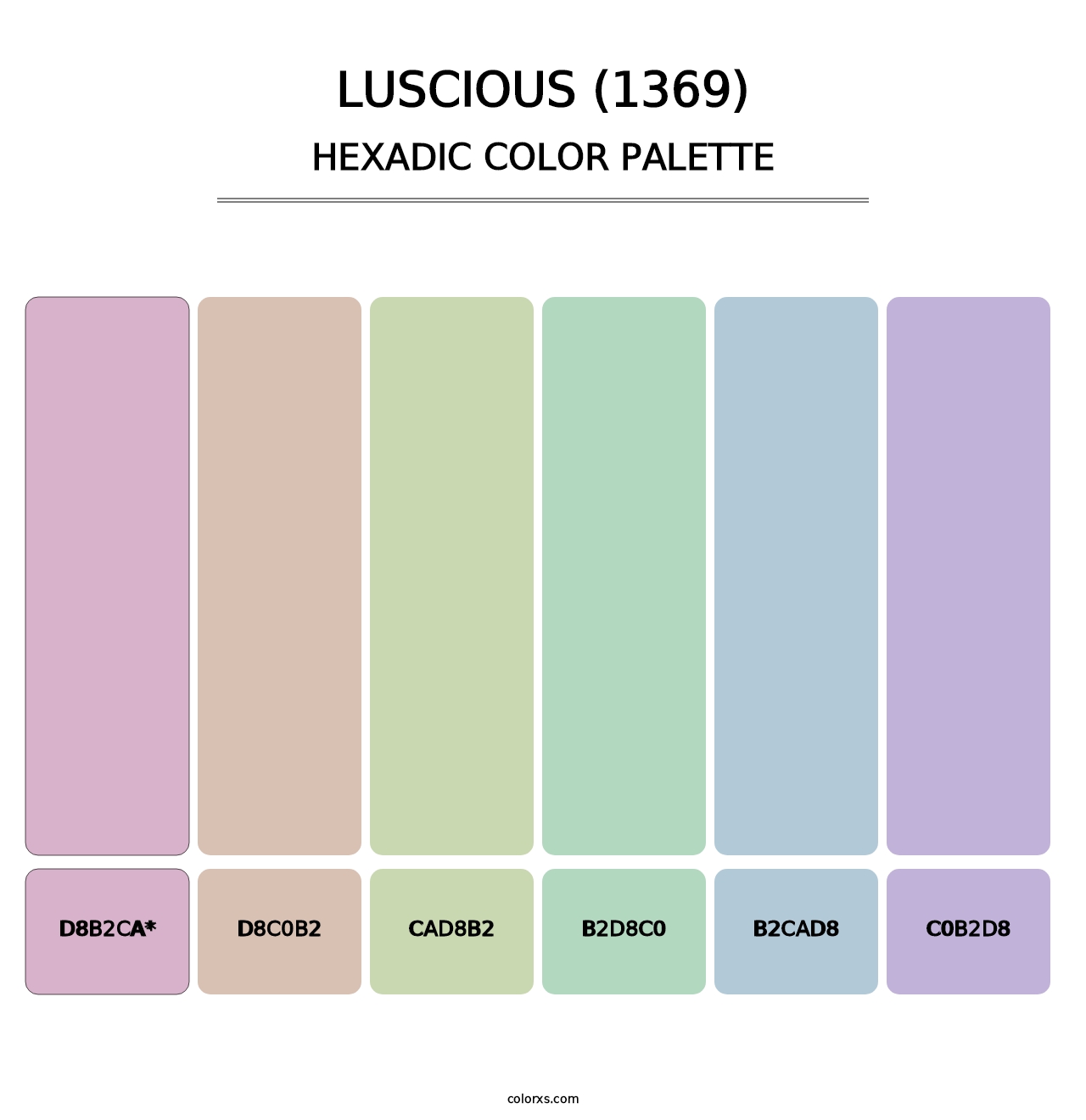 Luscious (1369) - Hexadic Color Palette