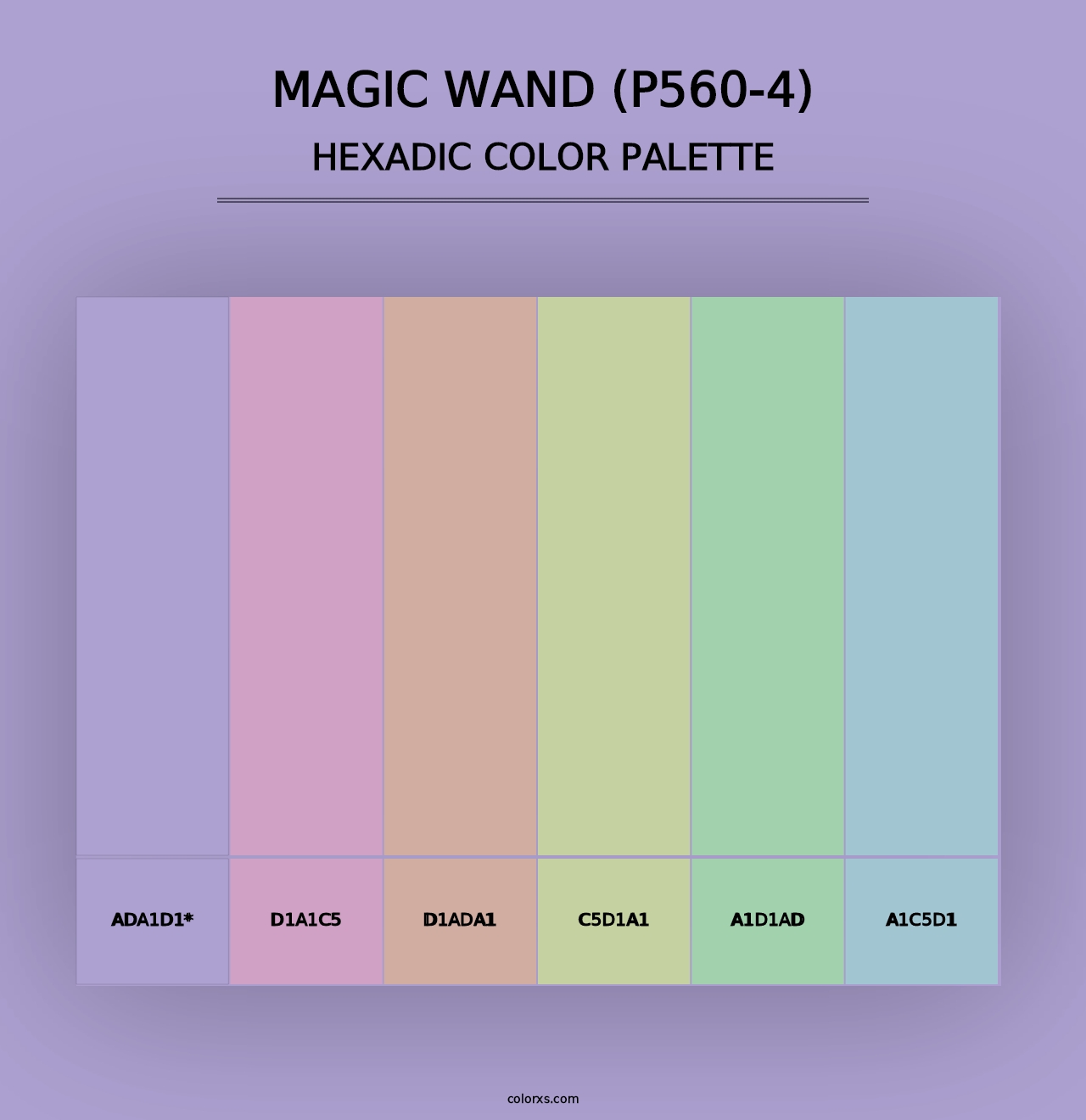 Magic Wand (P560-4) - Hexadic Color Palette