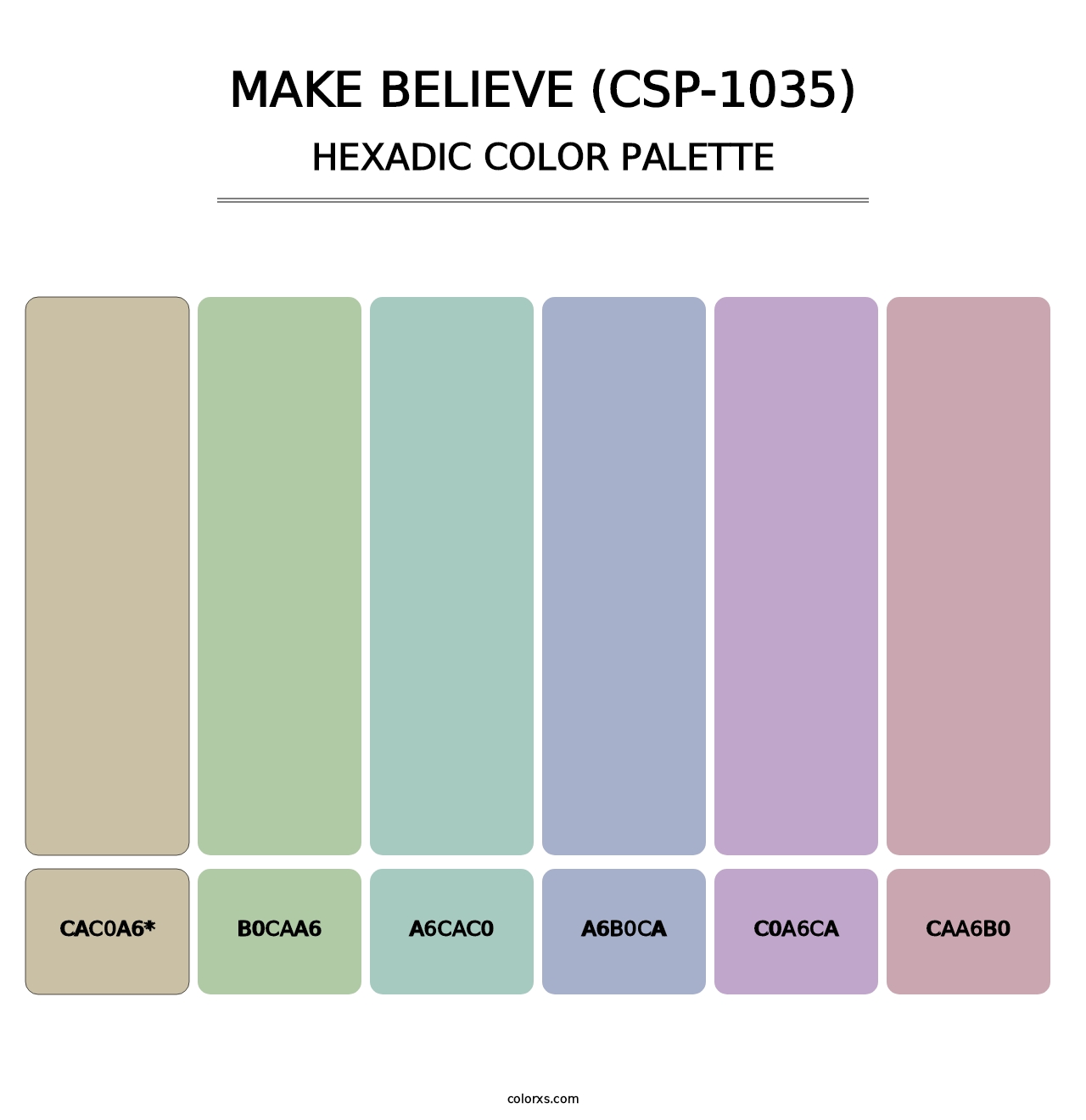 Make Believe (CSP-1035) - Hexadic Color Palette