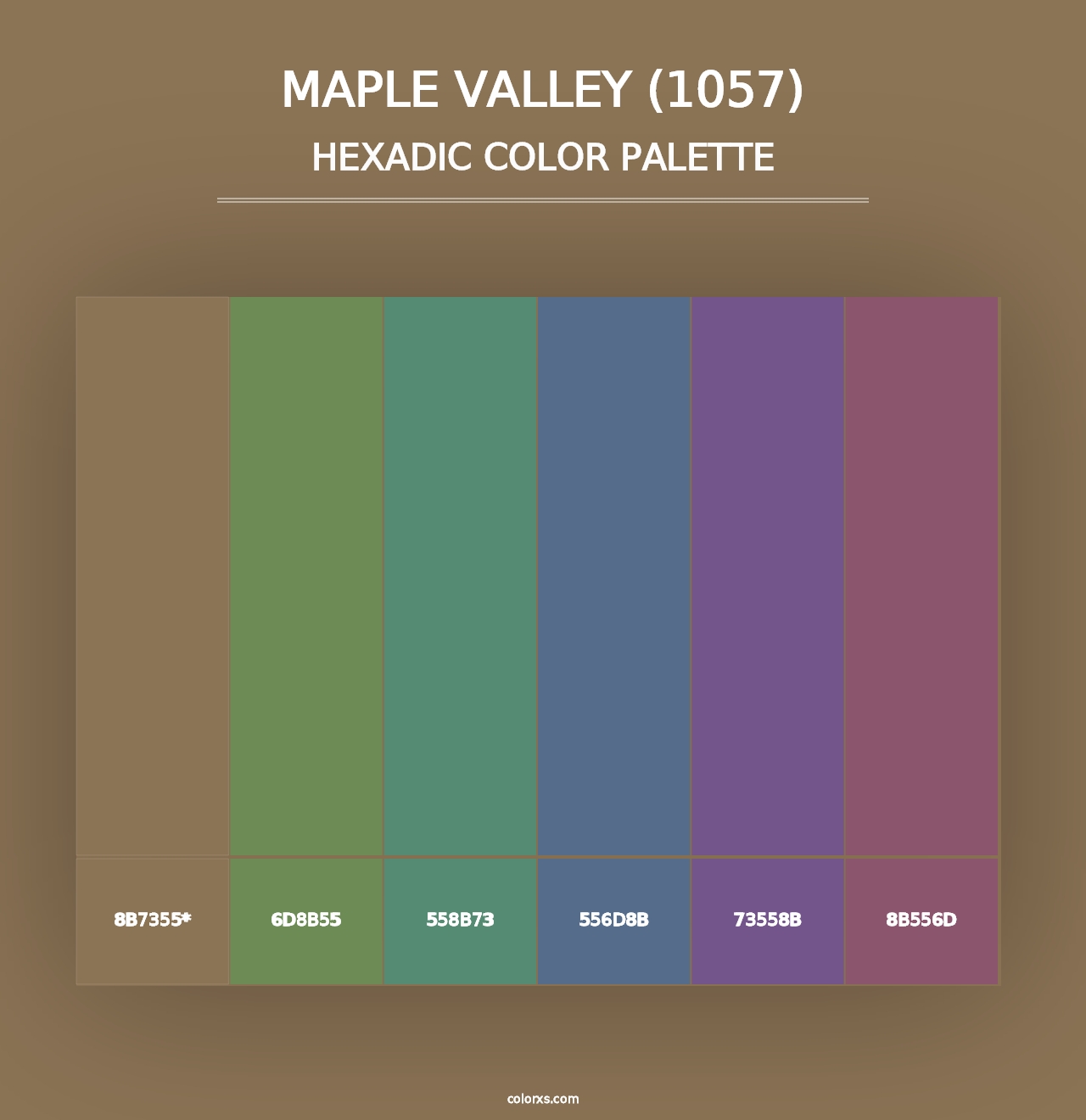 Maple Valley (1057) - Hexadic Color Palette