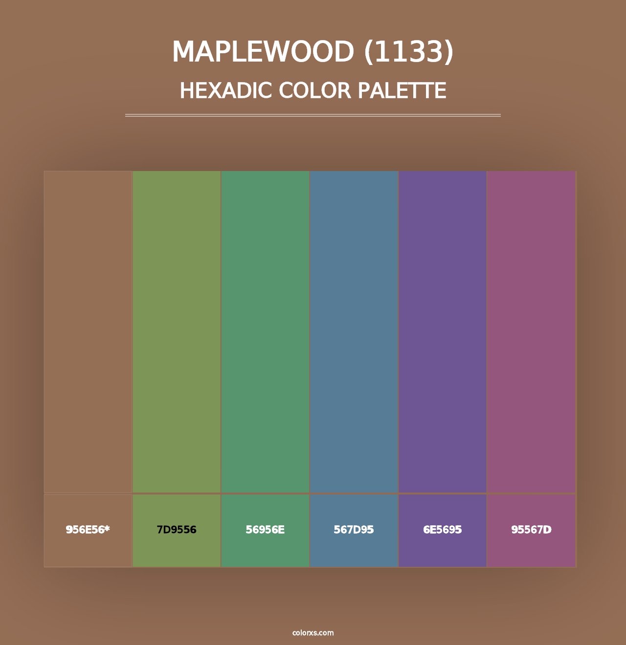 Maplewood (1133) - Hexadic Color Palette