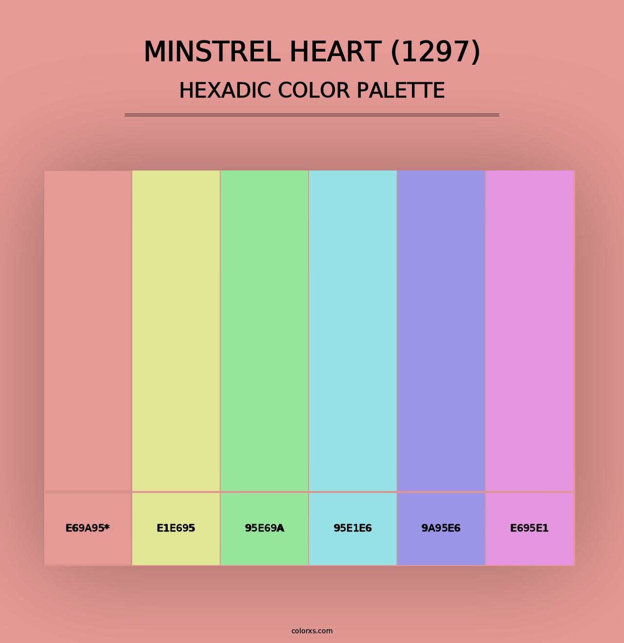 Minstrel Heart (1297) - Hexadic Color Palette