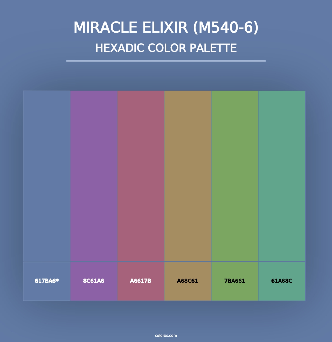 Miracle Elixir (M540-6) - Hexadic Color Palette