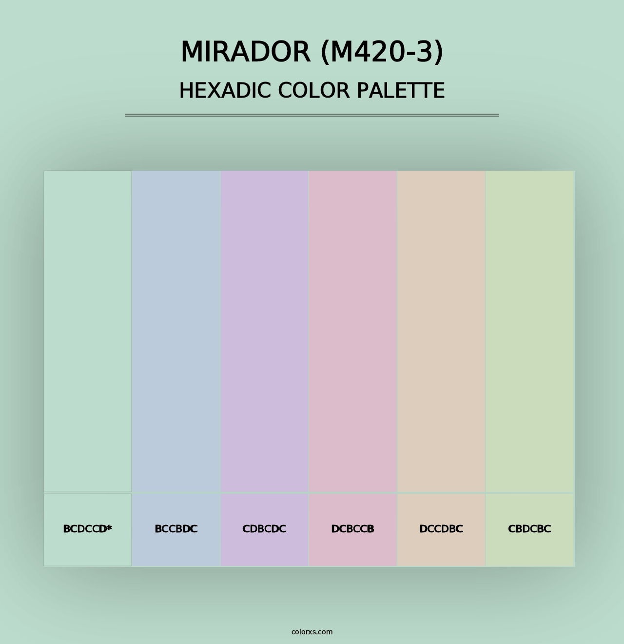 Mirador (M420-3) - Hexadic Color Palette