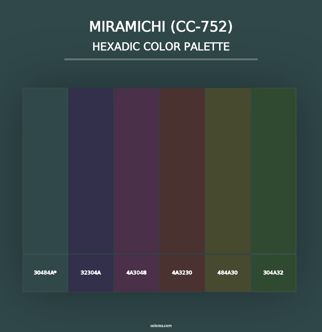 Miramichi (CC-752) - Hexadic Color Palette