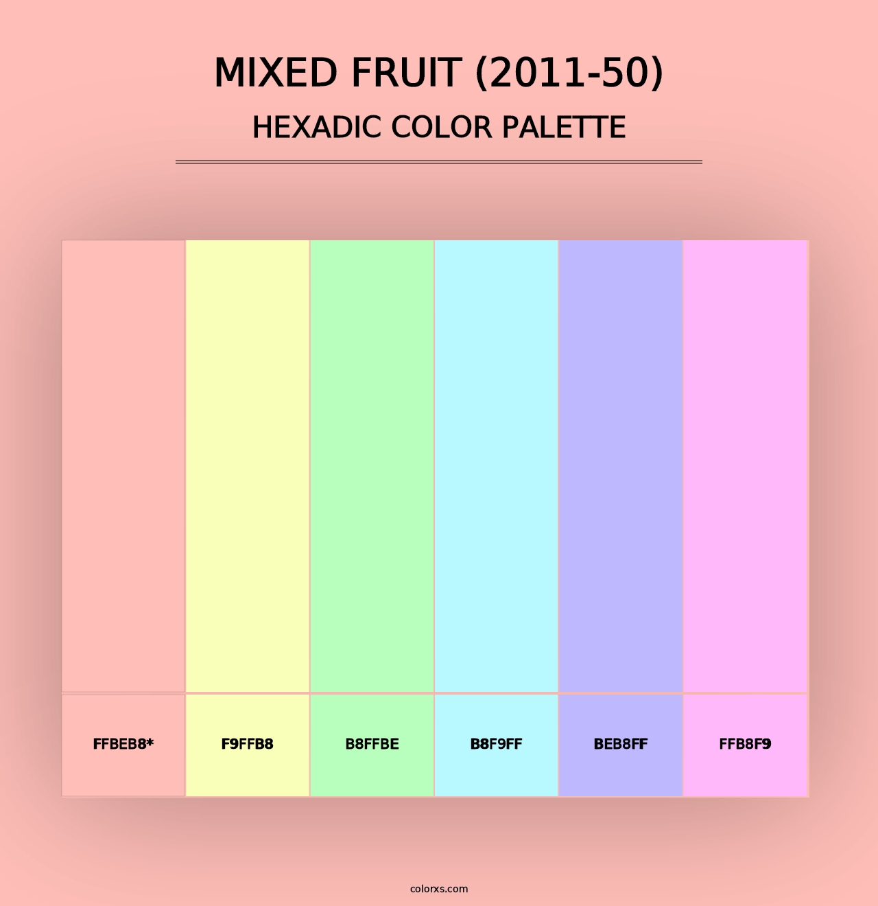 Mixed Fruit (2011-50) - Hexadic Color Palette