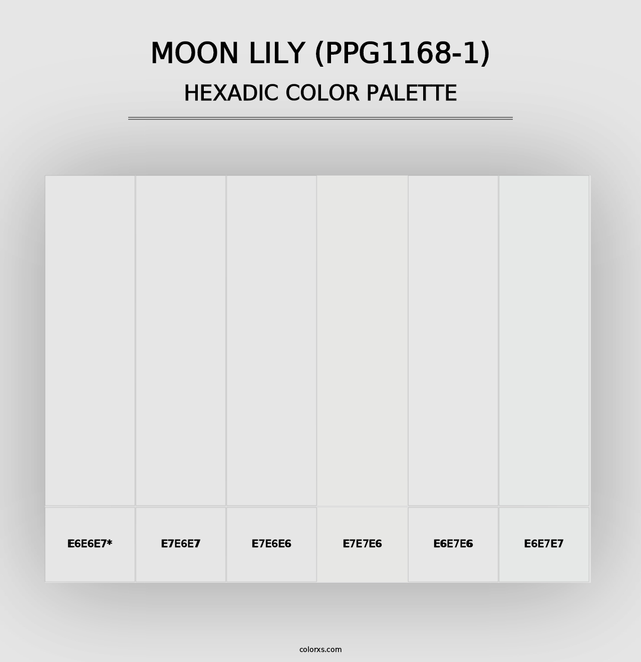 Moon Lily (PPG1168-1) - Hexadic Color Palette