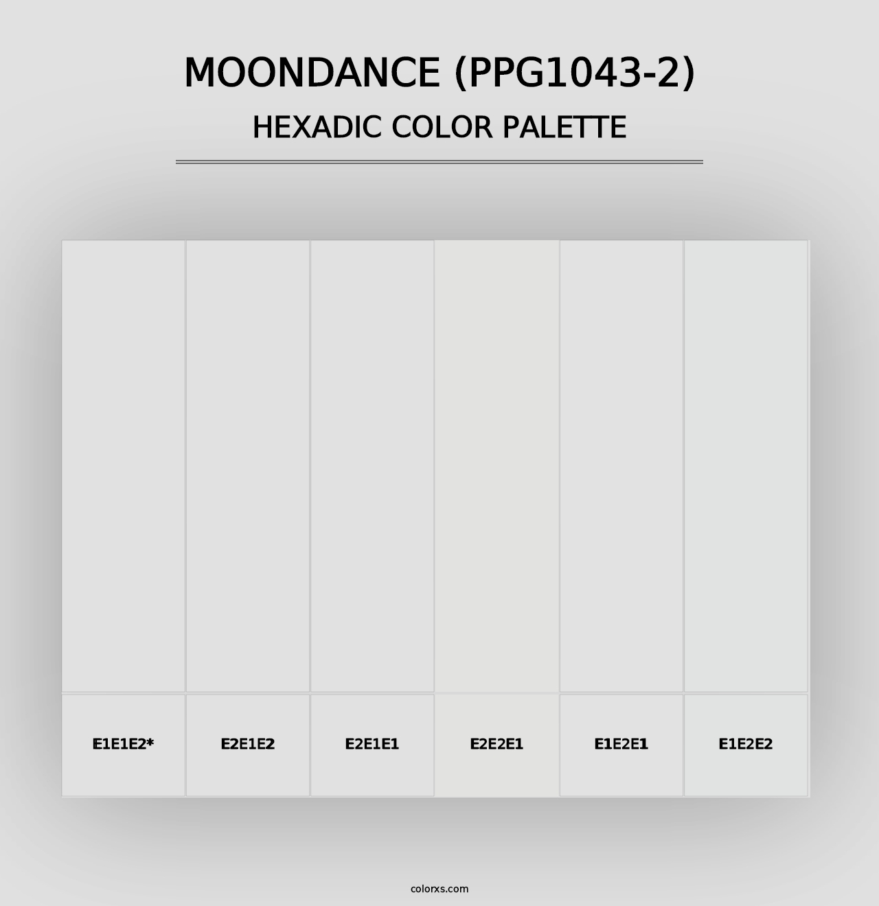 Moondance (PPG1043-2) - Hexadic Color Palette