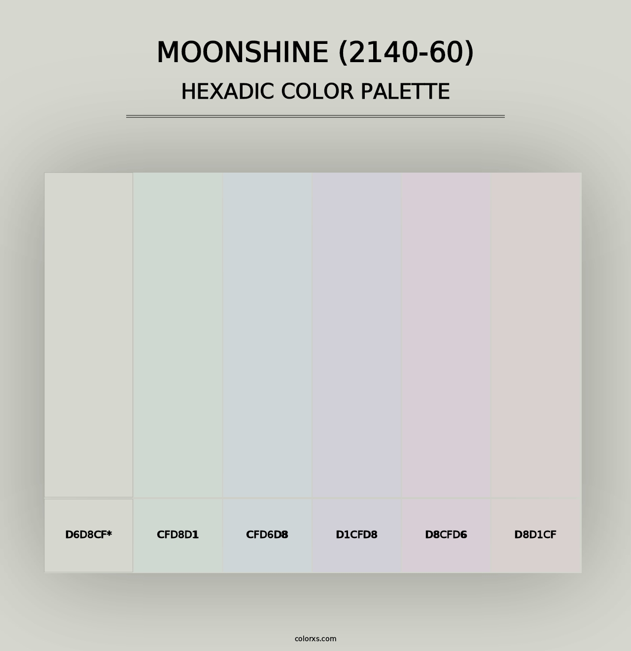 Moonshine (2140-60) - Hexadic Color Palette