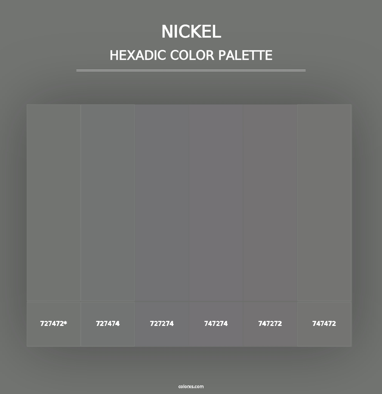 Nickel - Hexadic Color Palette