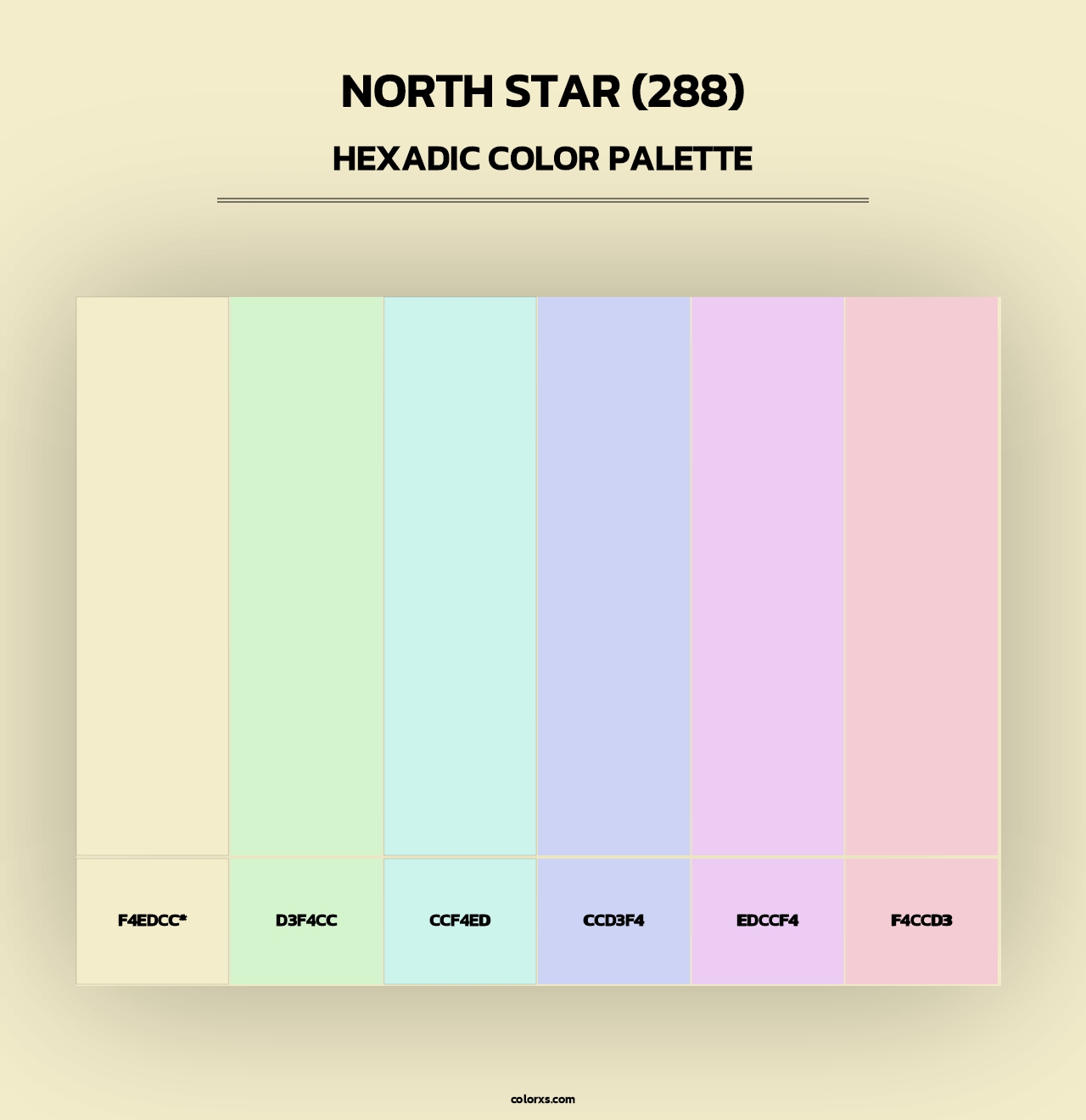 North Star (288) - Hexadic Color Palette