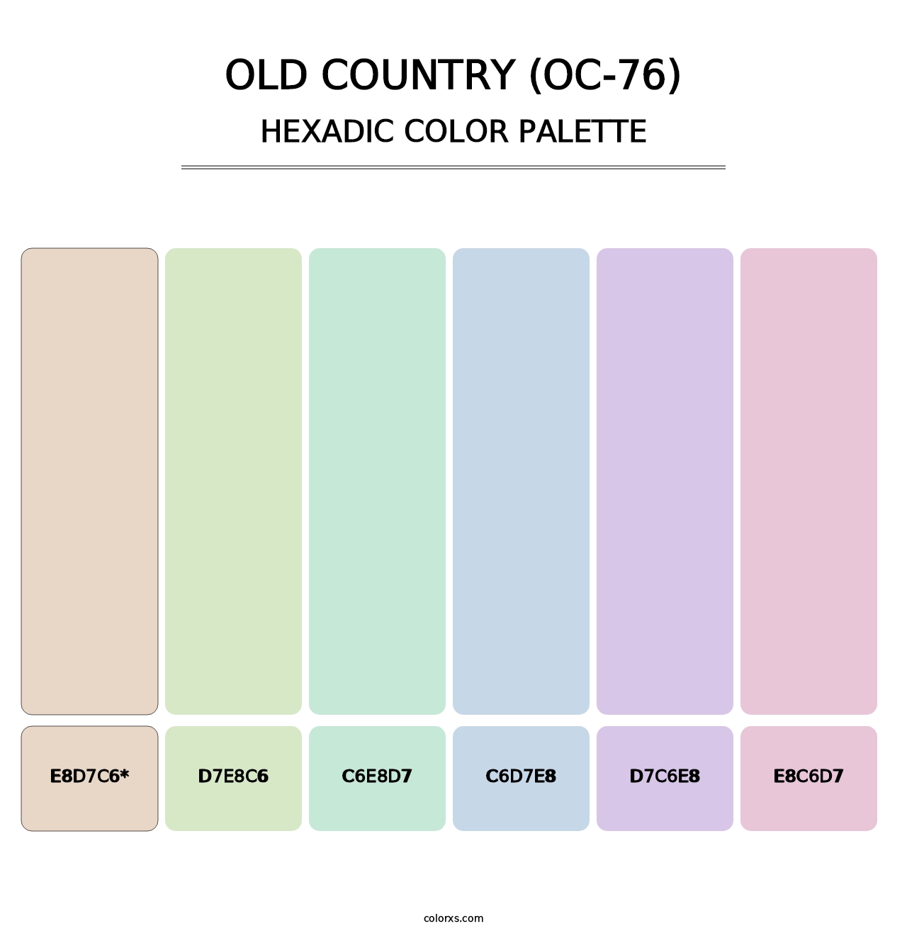 Old Country (OC-76) - Hexadic Color Palette