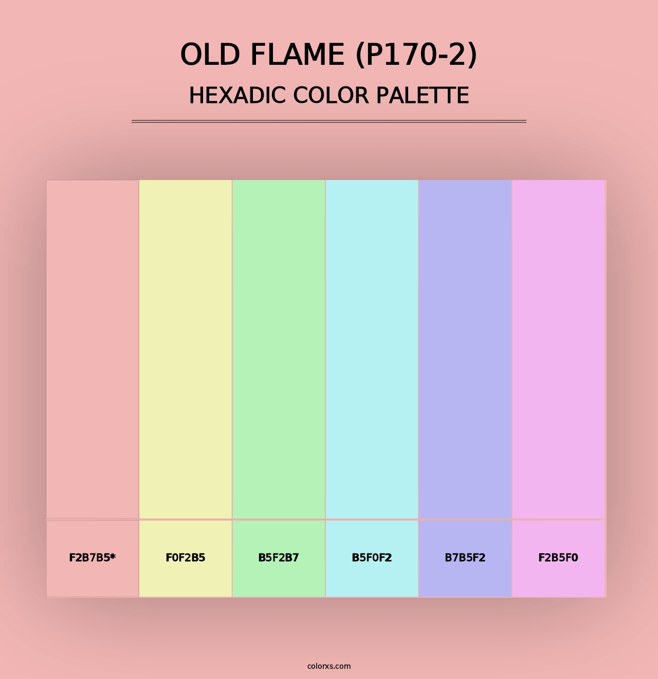 Old Flame (P170-2) - Hexadic Color Palette