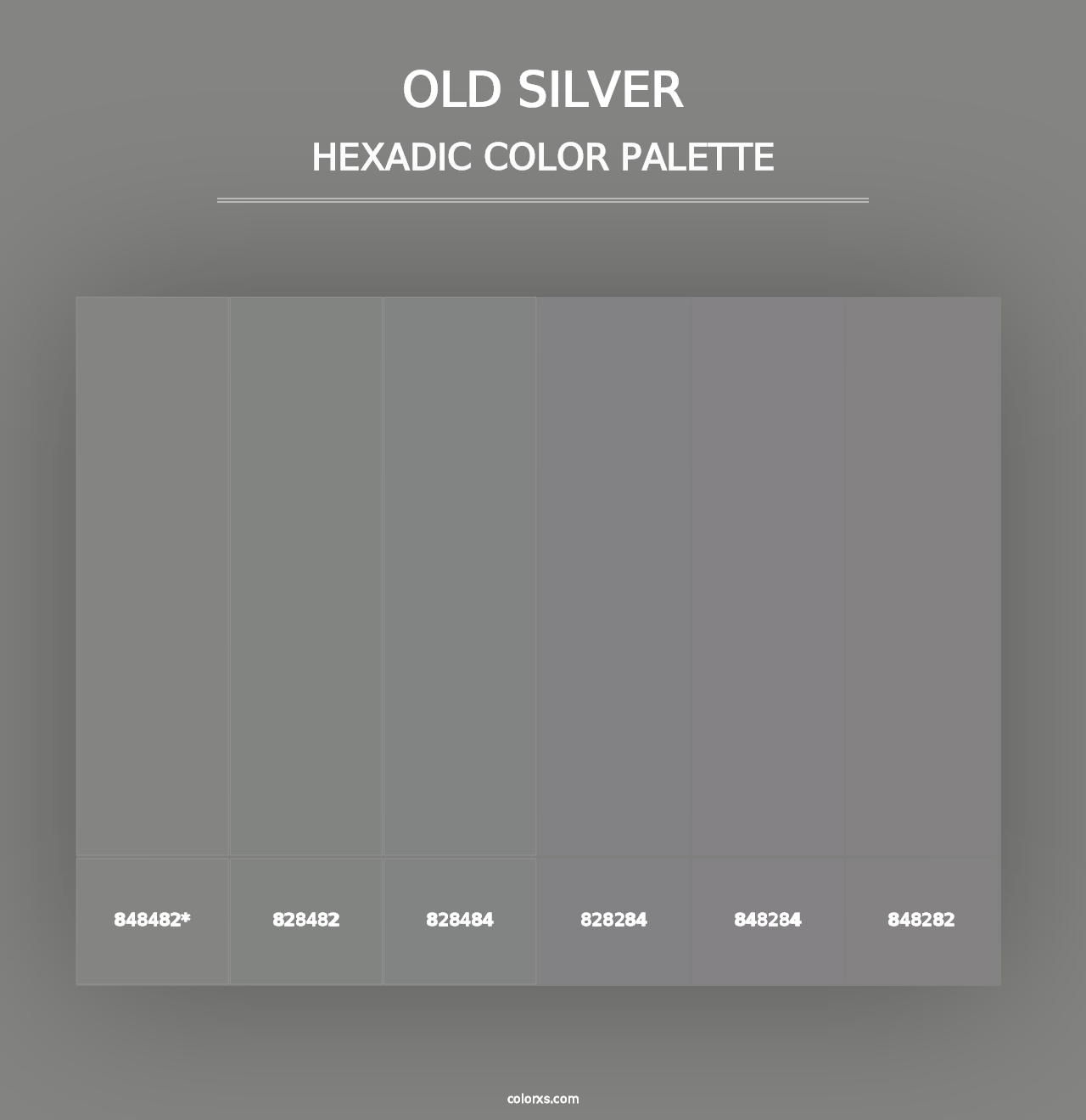 Old Silver - Hexadic Color Palette