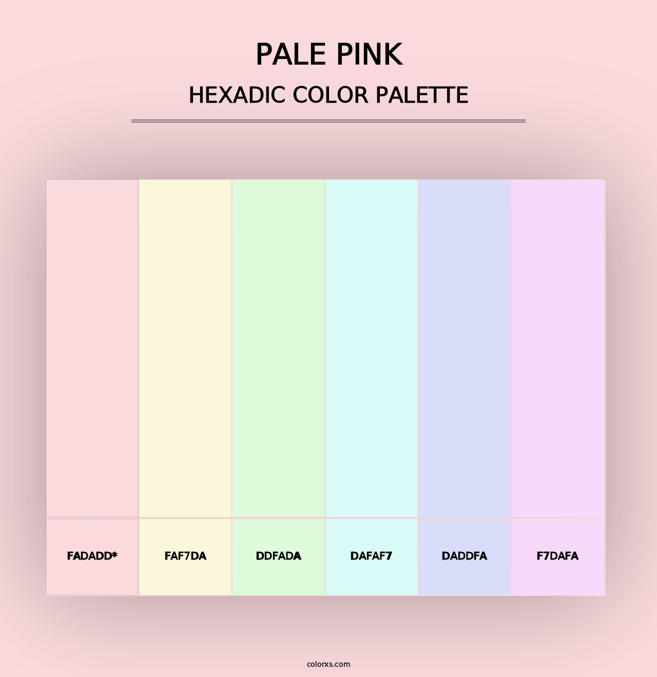 Pale Pink - Hexadic Color Palette