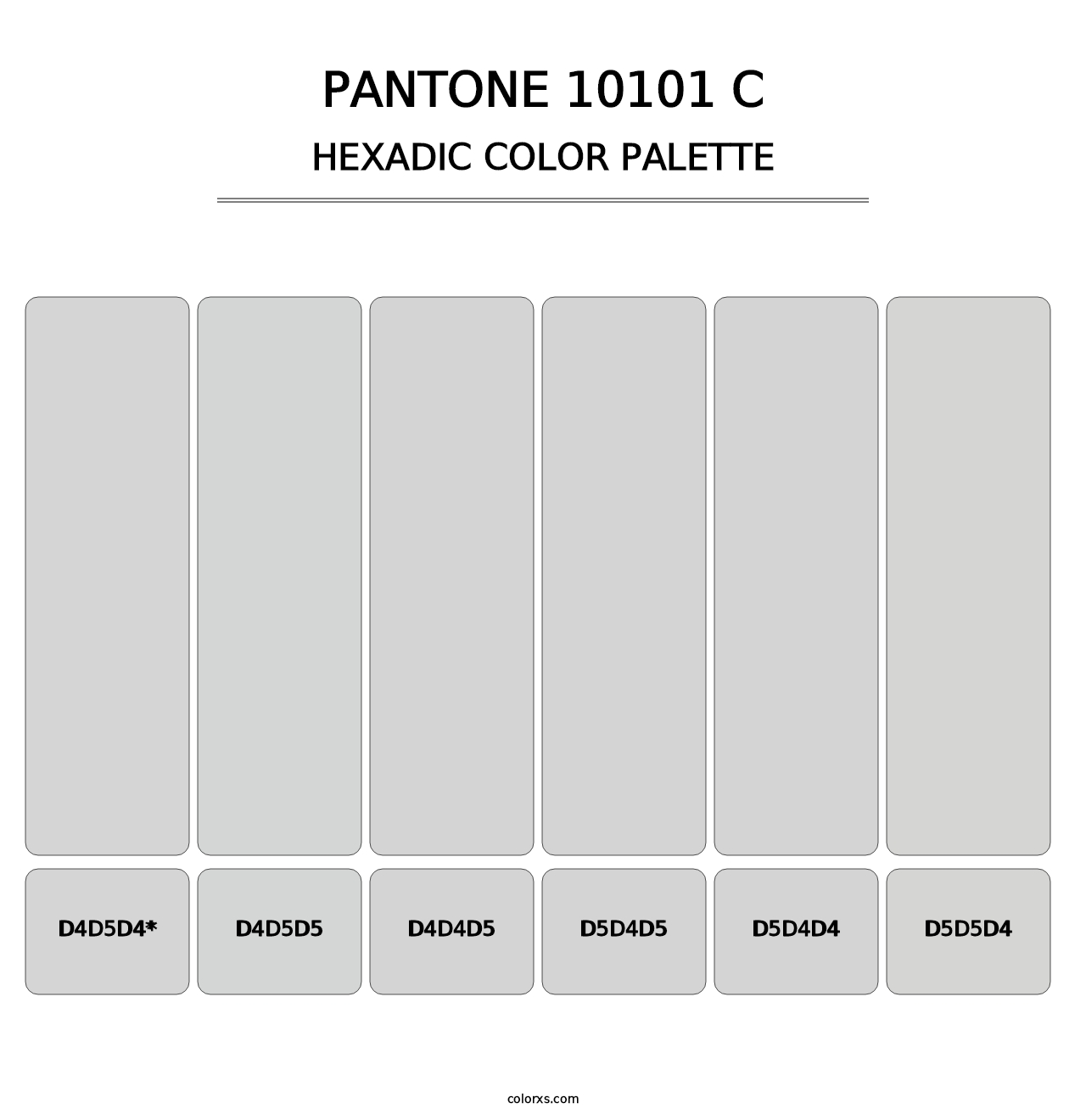 PANTONE 10101 C - Hexadic Color Palette