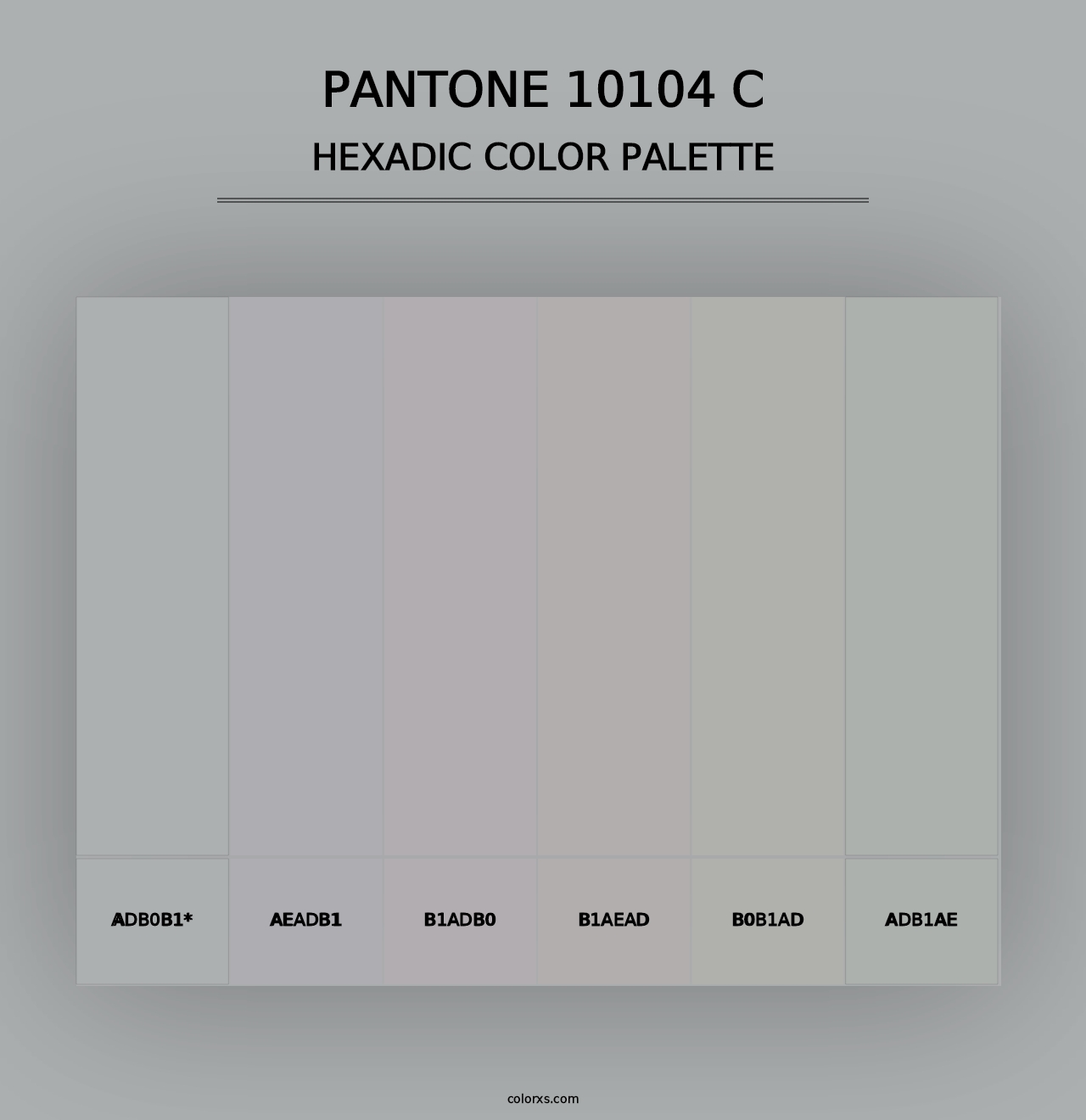 PANTONE 10104 C - Hexadic Color Palette