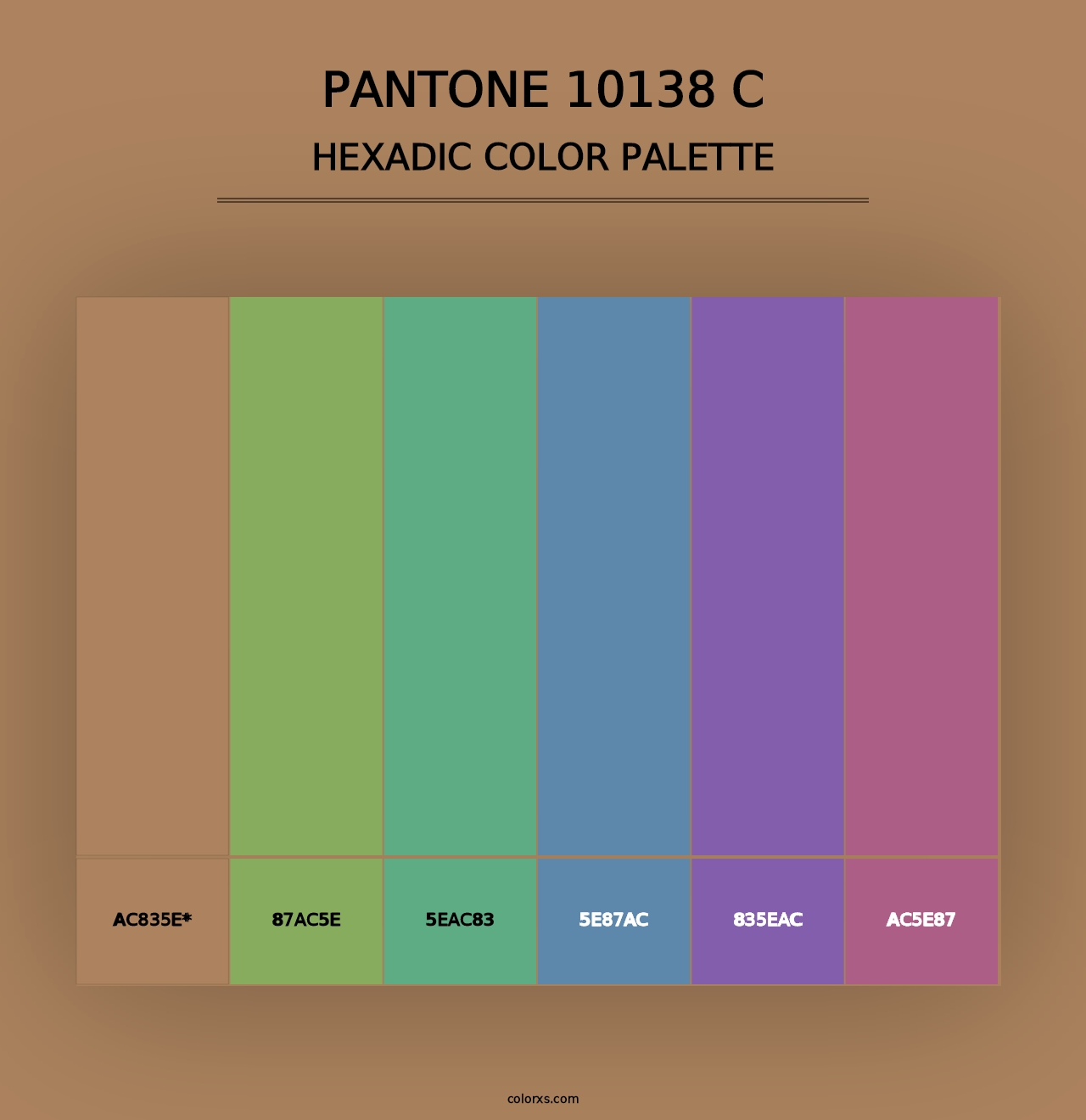 PANTONE 10138 C - Hexadic Color Palette