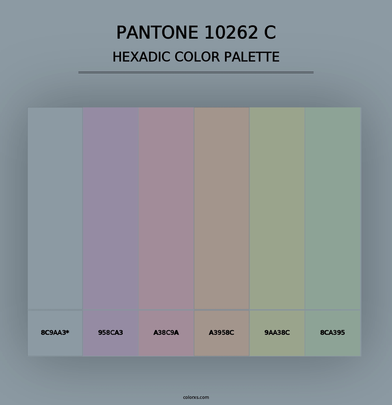 PANTONE 10262 C - Hexadic Color Palette