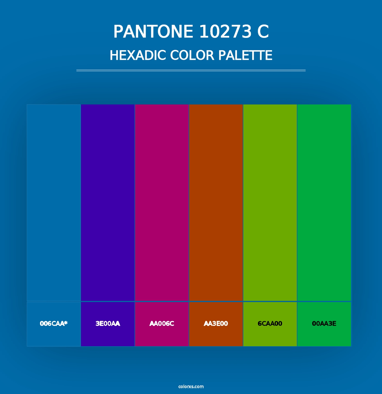 PANTONE 10273 C - Hexadic Color Palette