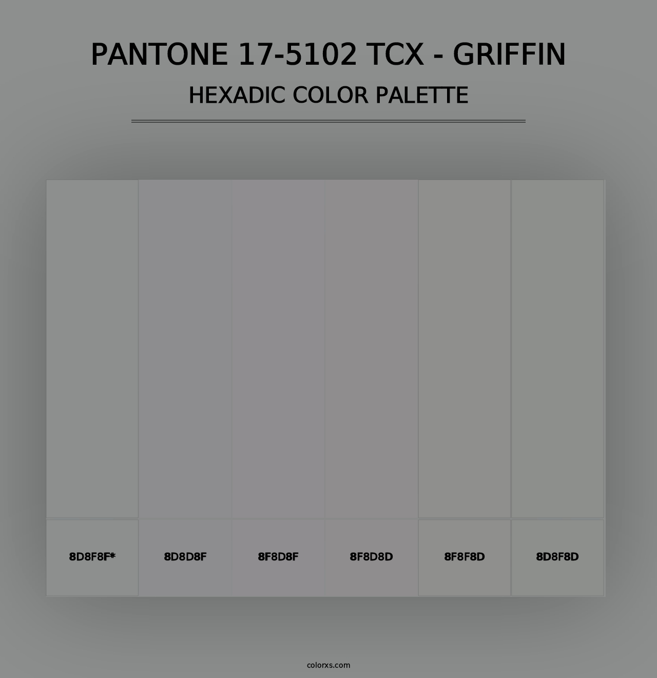 PANTONE 17-5102 TCX - Griffin - Hexadic Color Palette