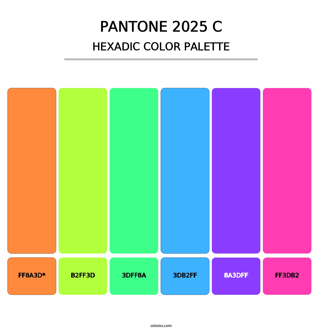 PANTONE 2025 C color palettes