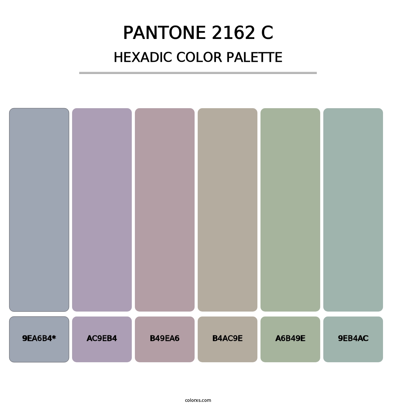 PANTONE 2162 C - Hexadic Color Palette