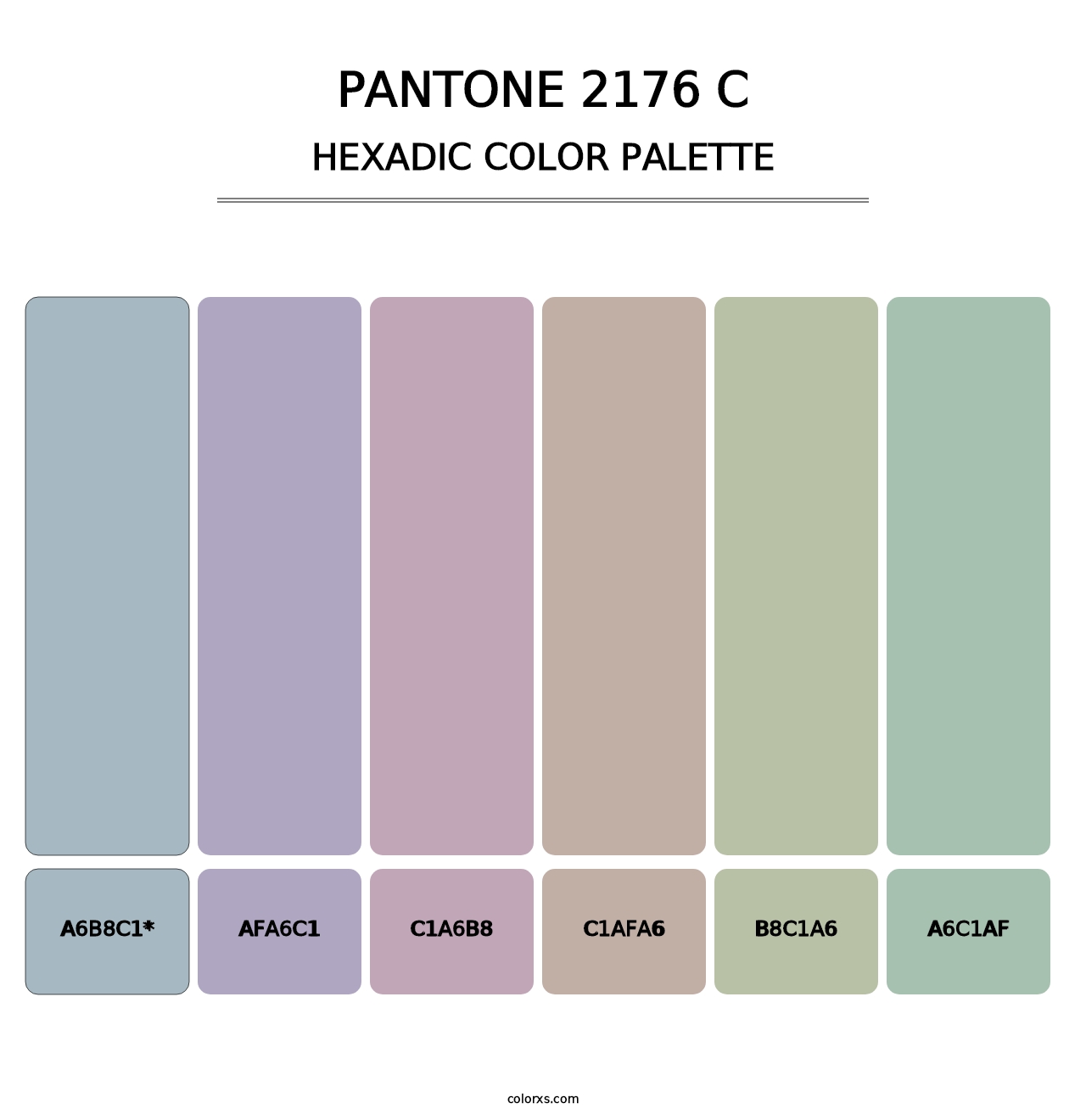 PANTONE 2176 C - Hexadic Color Palette