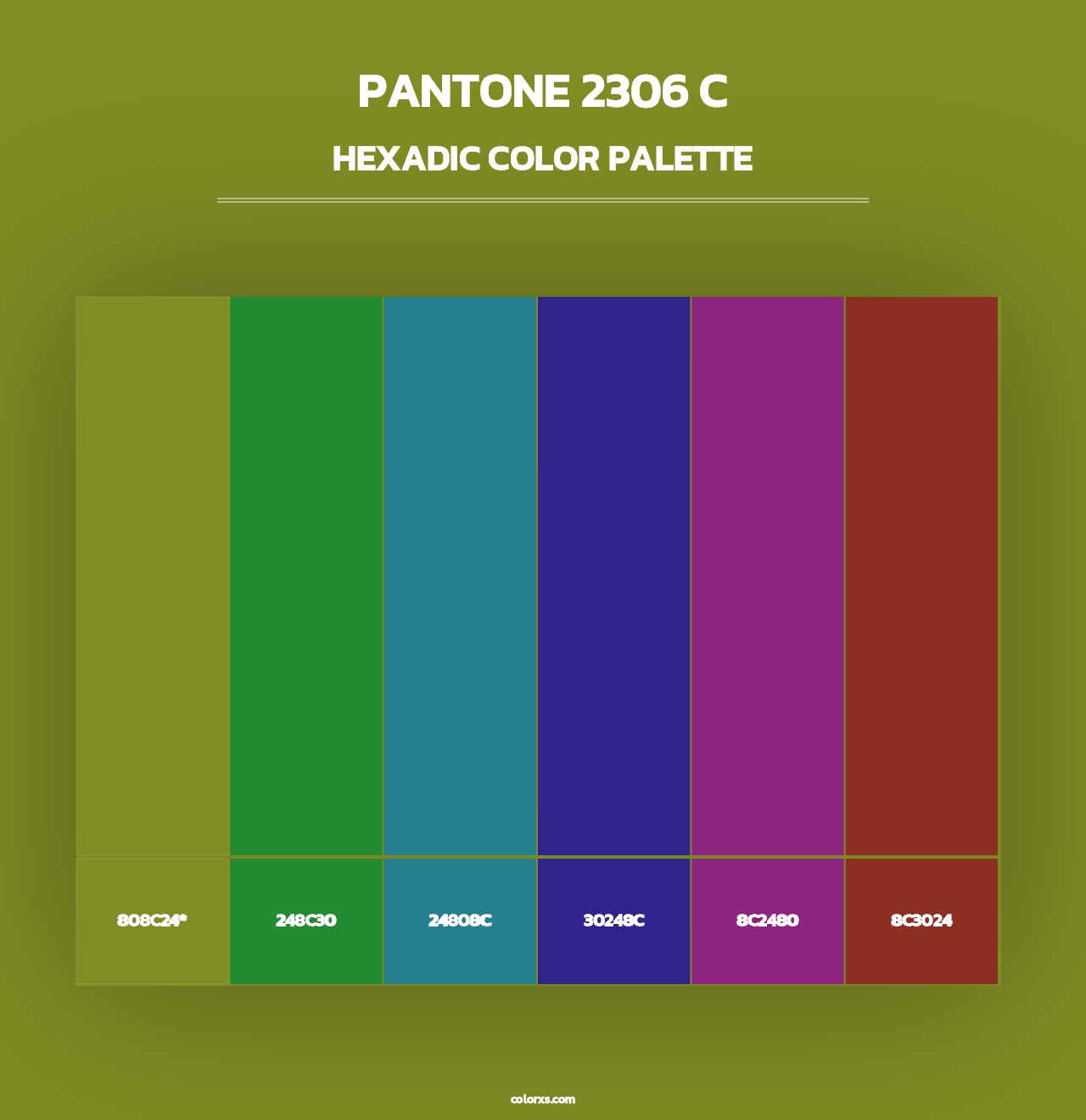 PANTONE 2306 C - Hexadic Color Palette