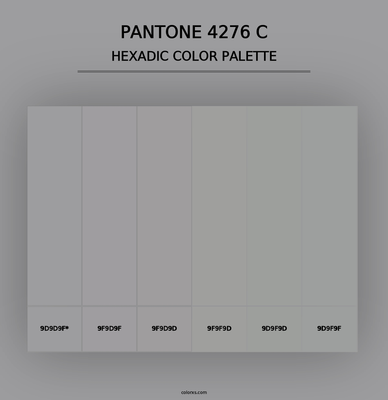 PANTONE 4276 C - Hexadic Color Palette