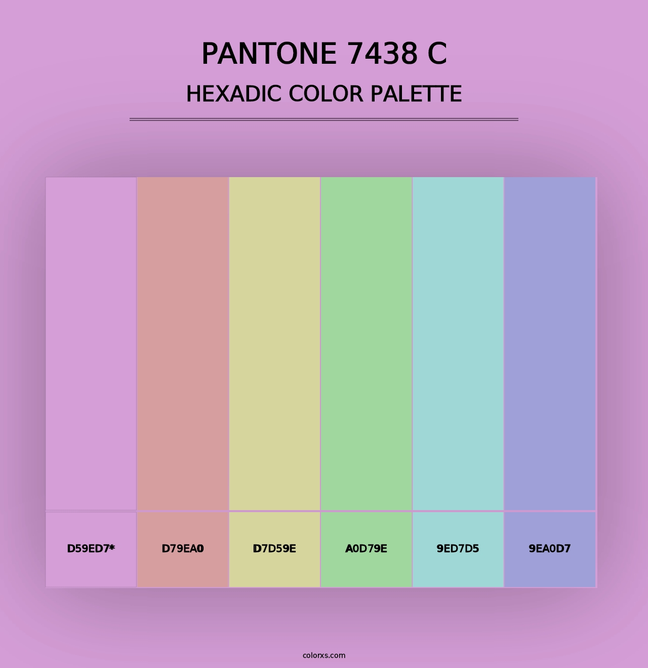 PANTONE 7438 C - Hexadic Color Palette