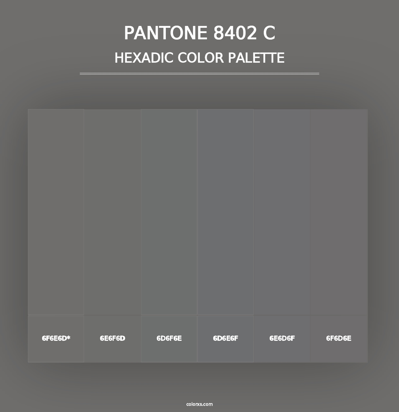 PANTONE 8402 C - Hexadic Color Palette