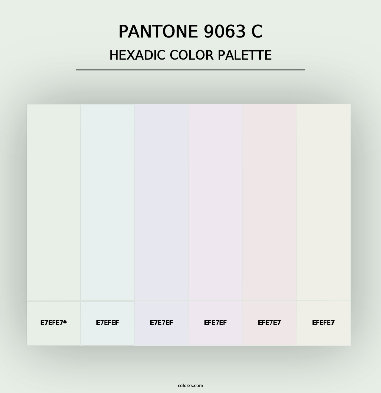 PANTONE 9063 C - Hexadic Color Palette