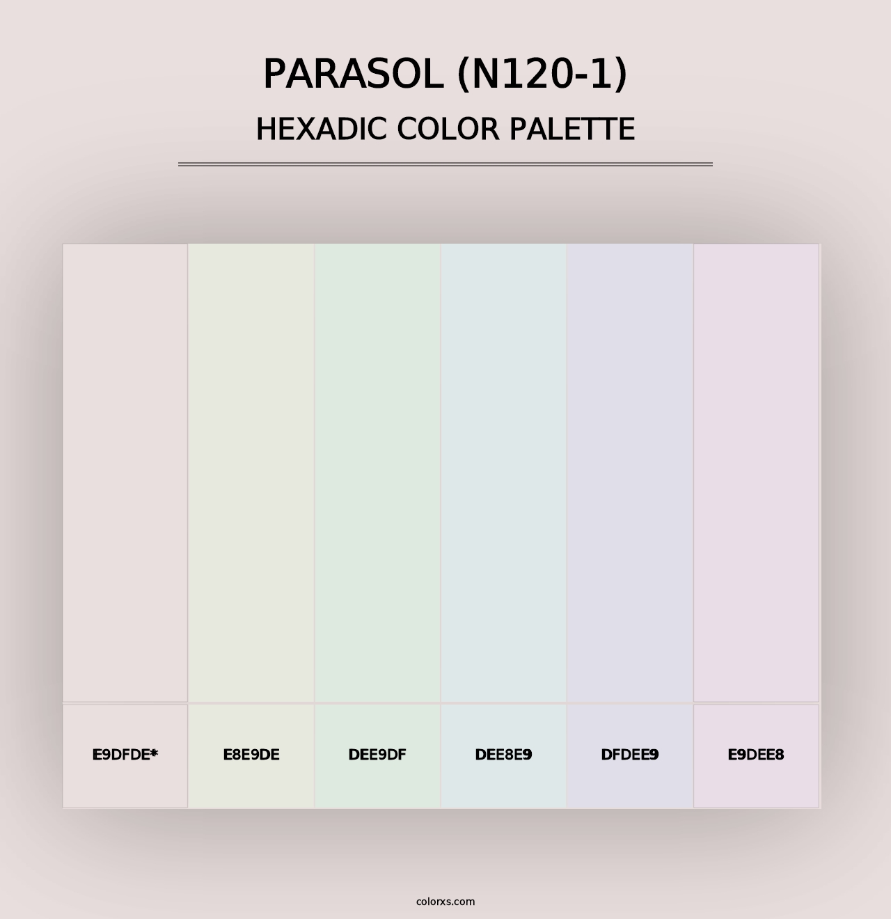 Parasol (N120-1) - Hexadic Color Palette