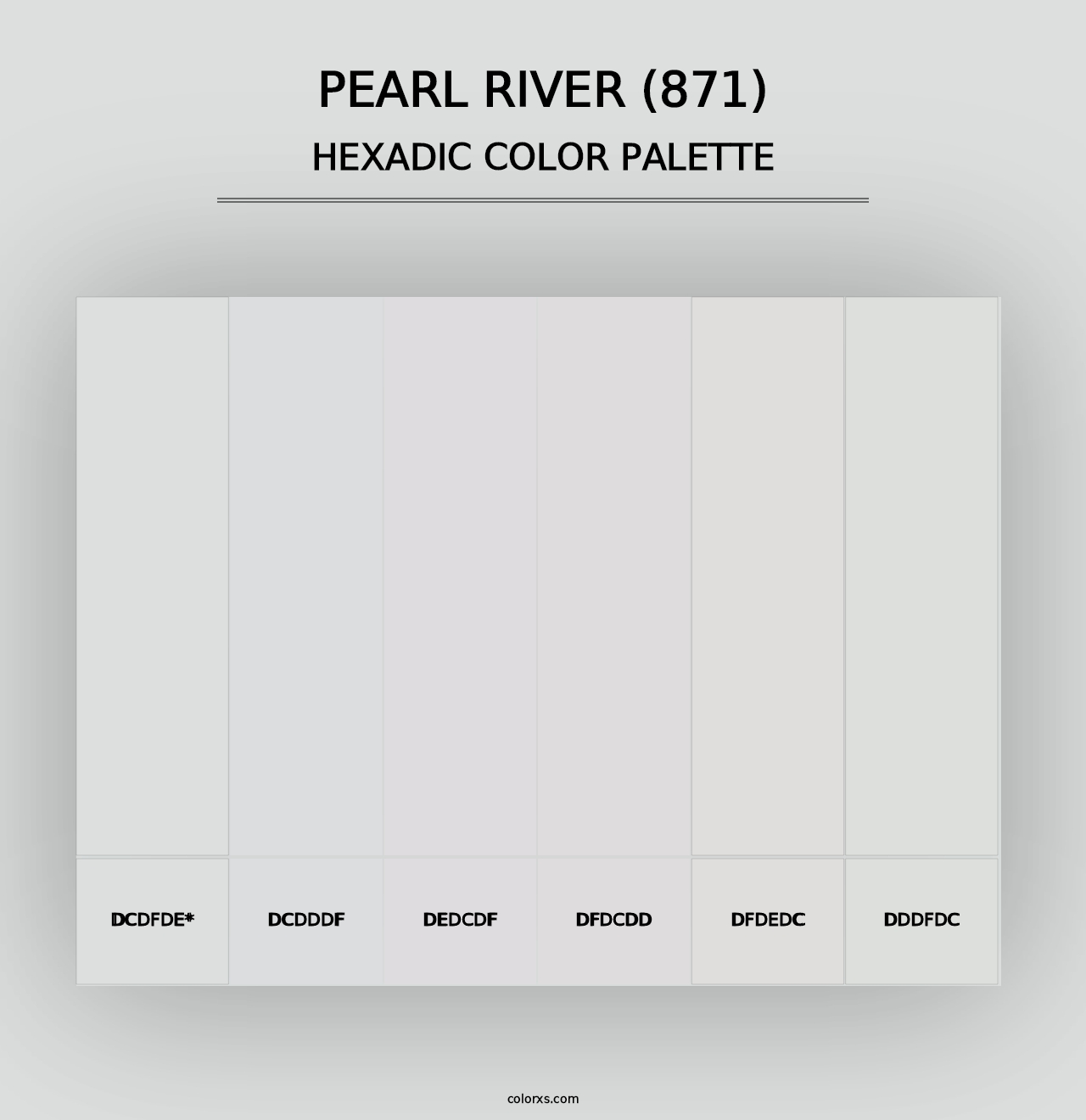 Pearl River (871) - Hexadic Color Palette