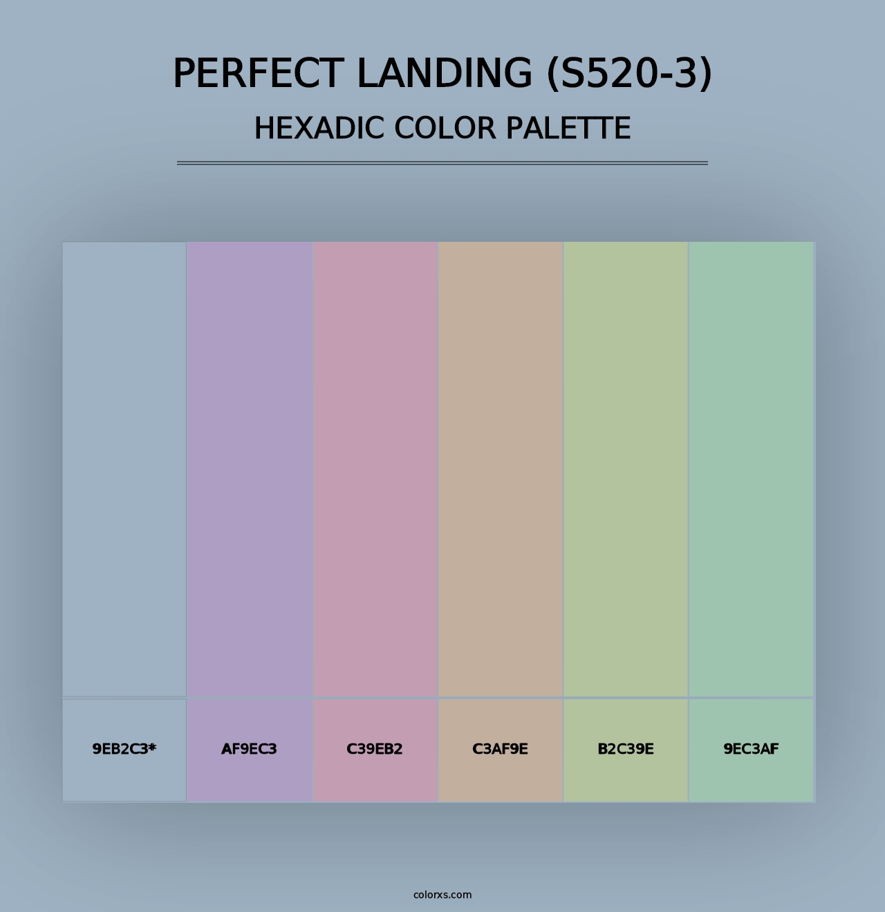 Perfect Landing (S520-3) - Hexadic Color Palette