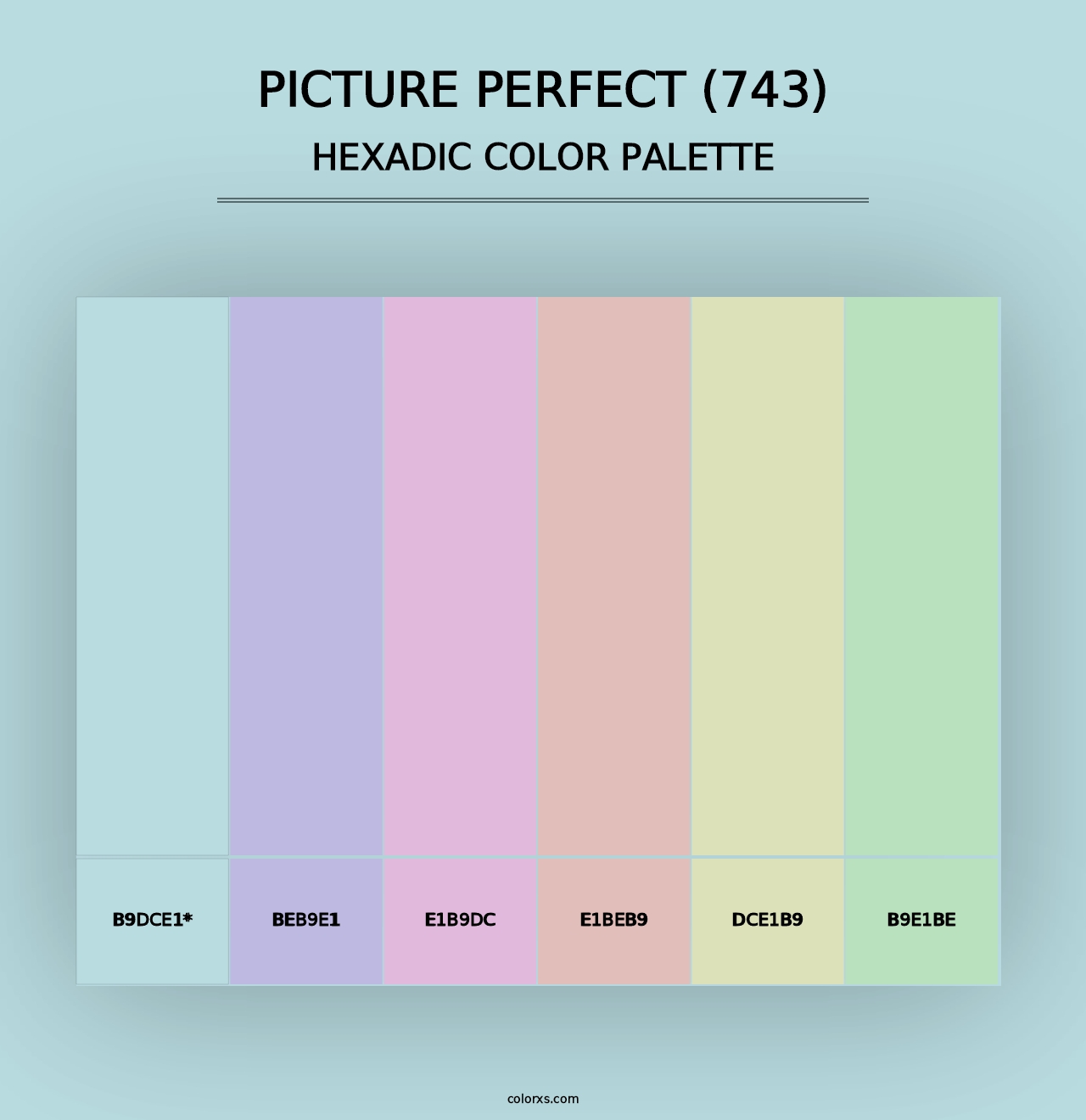 Picture Perfect (743) - Hexadic Color Palette