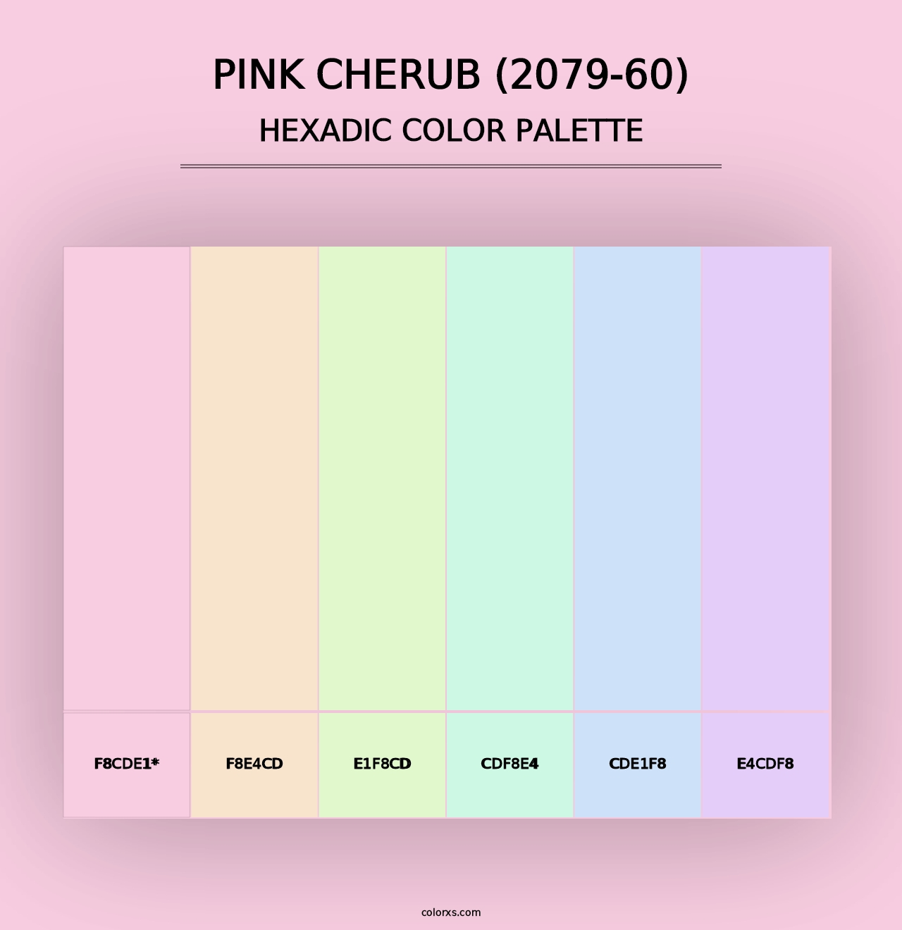 Pink Cherub (2079-60) - Hexadic Color Palette