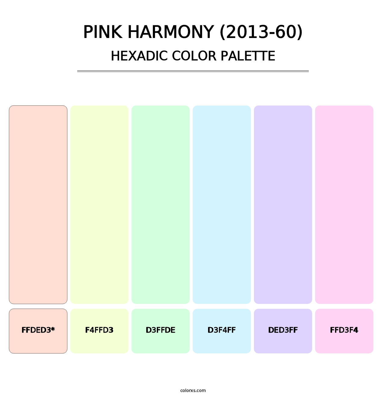 Pink Harmony (2013-60) - Hexadic Color Palette