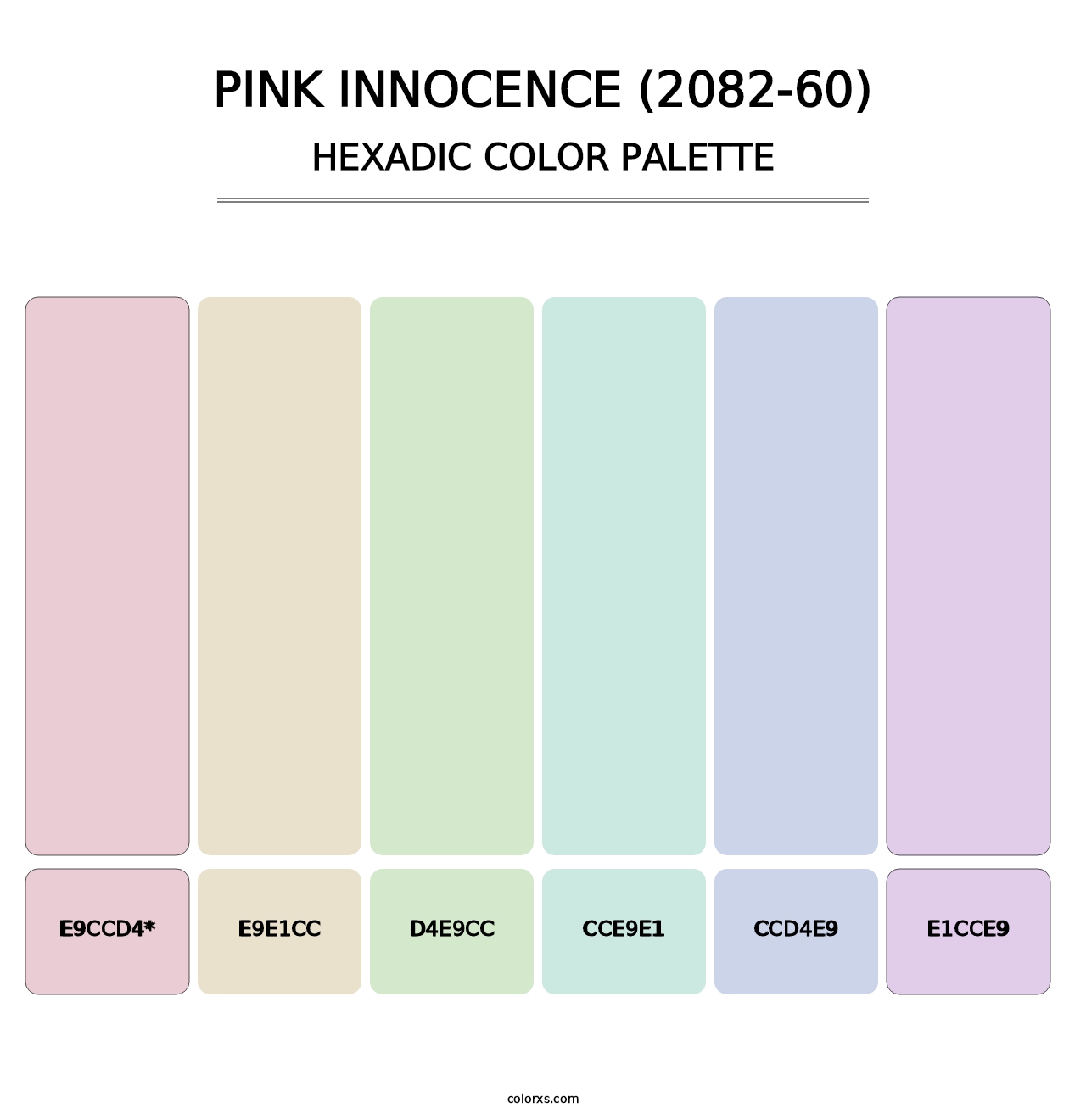 Pink Innocence (2082-60) - Hexadic Color Palette