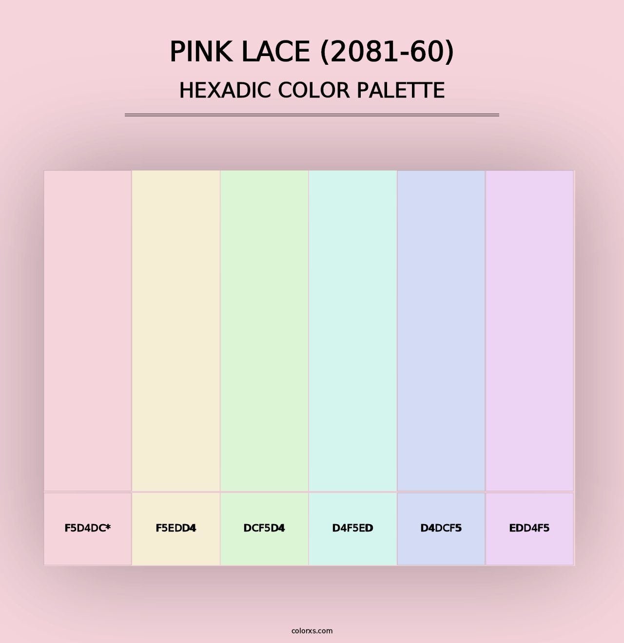 Pink Lace (2081-60) - Hexadic Color Palette