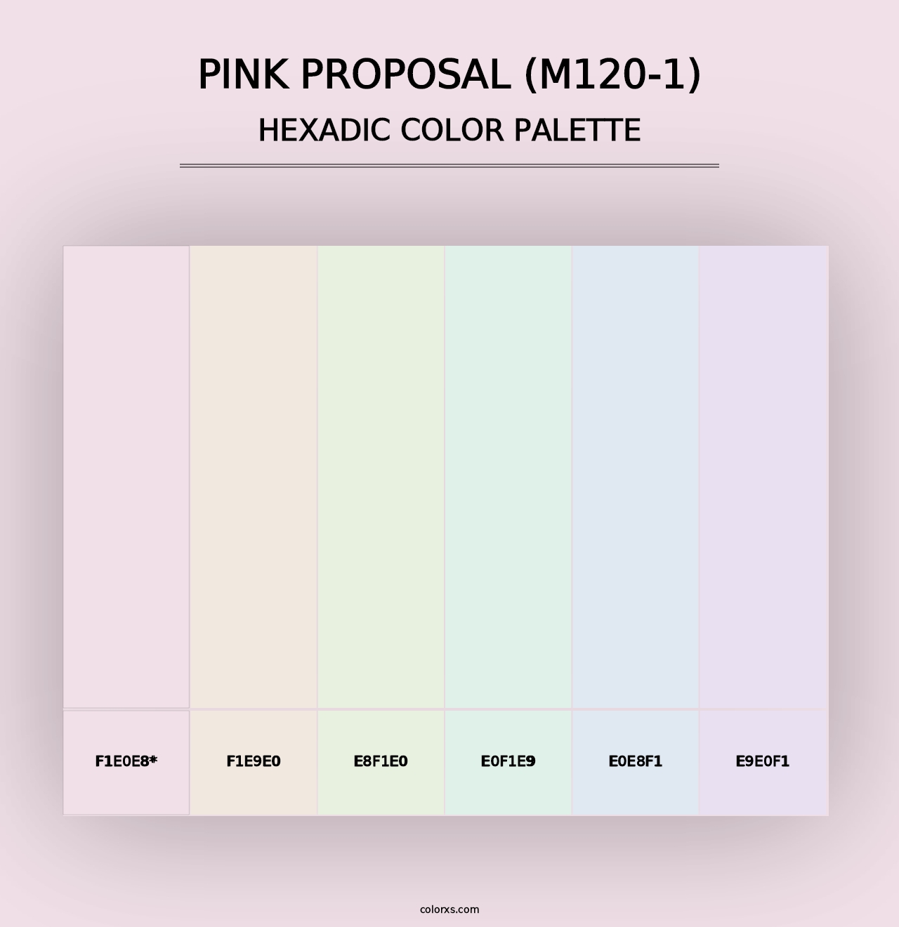 Pink Proposal (M120-1) - Hexadic Color Palette