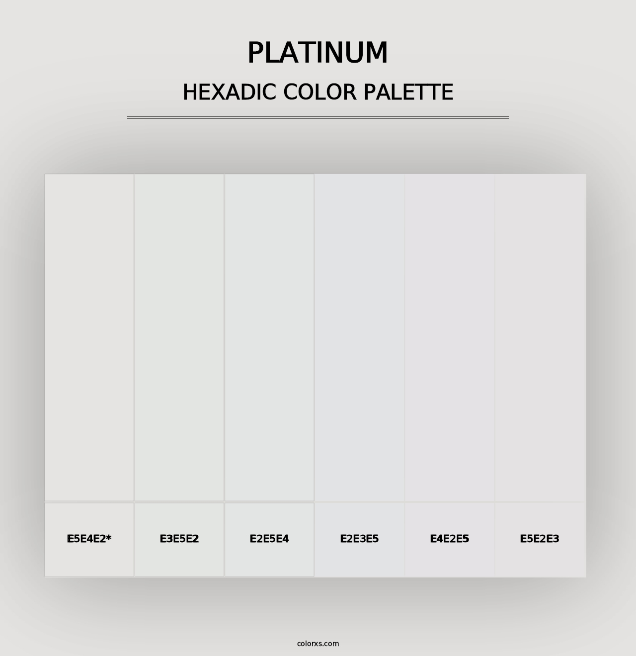 Platinum - Hexadic Color Palette