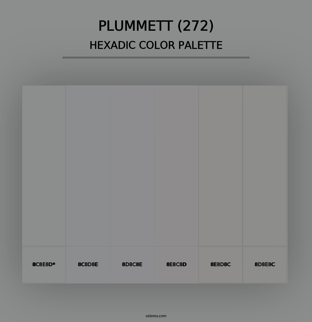 Plummett (272) - Hexadic Color Palette